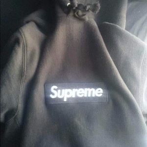 Supreme black box hoodie